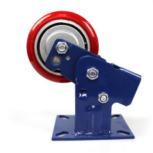 5 inch heavy duty rigid spring loaded casters